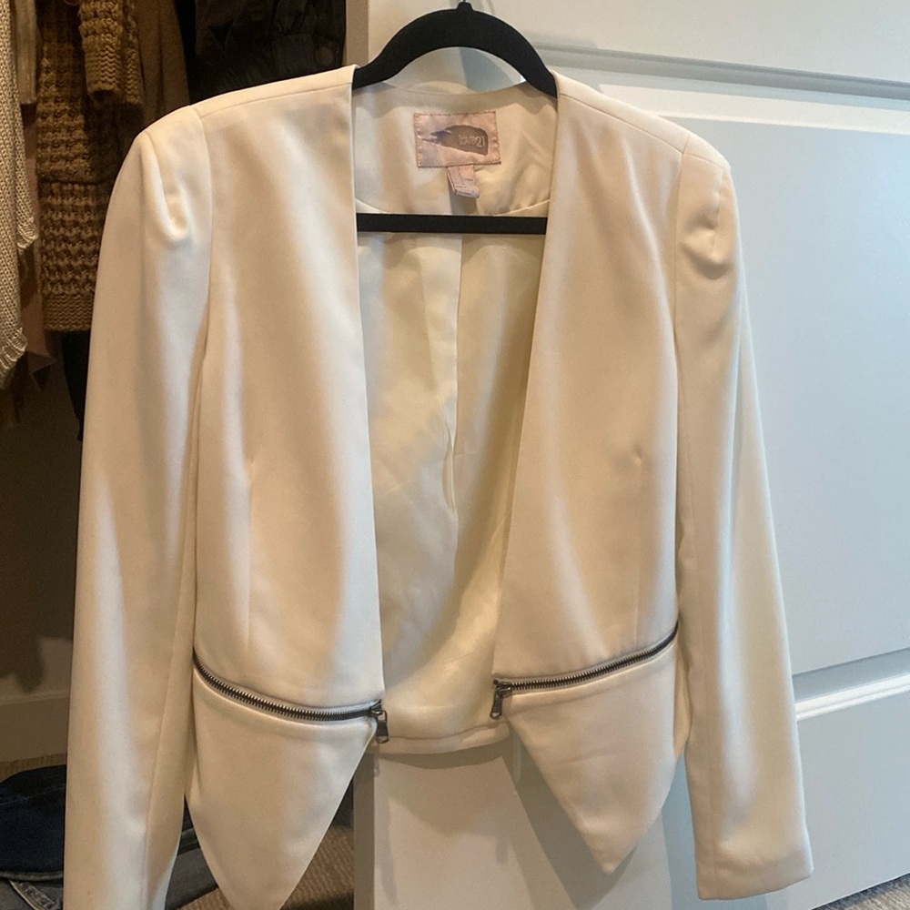 White blazer